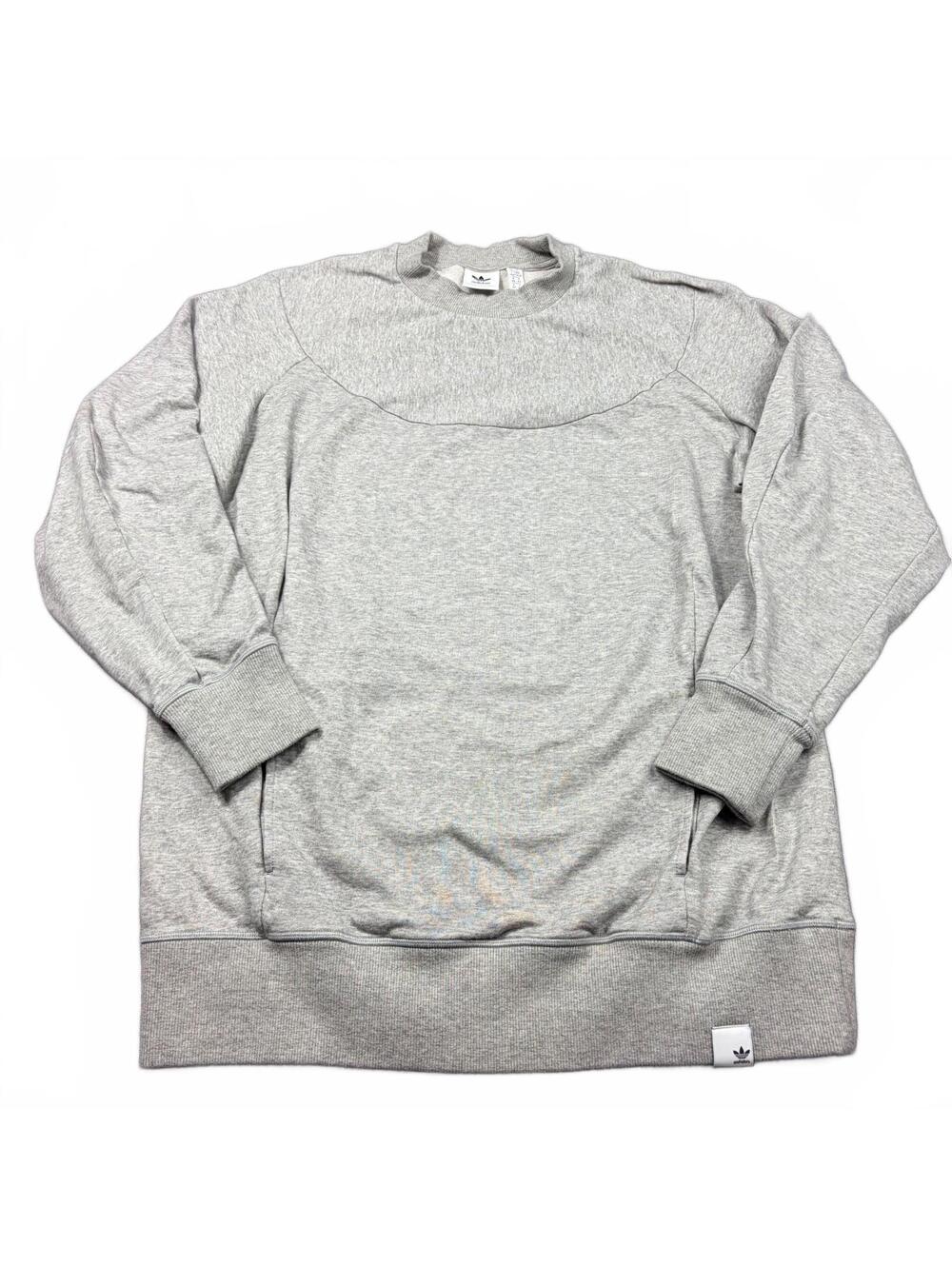 NWOT Adidas Grey Crewneck Sweatshirt Size M
